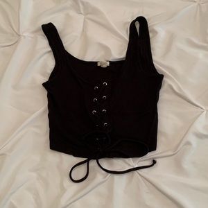 Goth/boho style crop